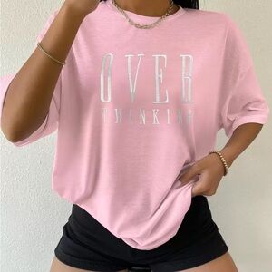 🔴Buy 2 get 1 free🔴 Pink Graphic Tshirt